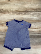 Carter's Striped Sleep Romper Navy sz 3m