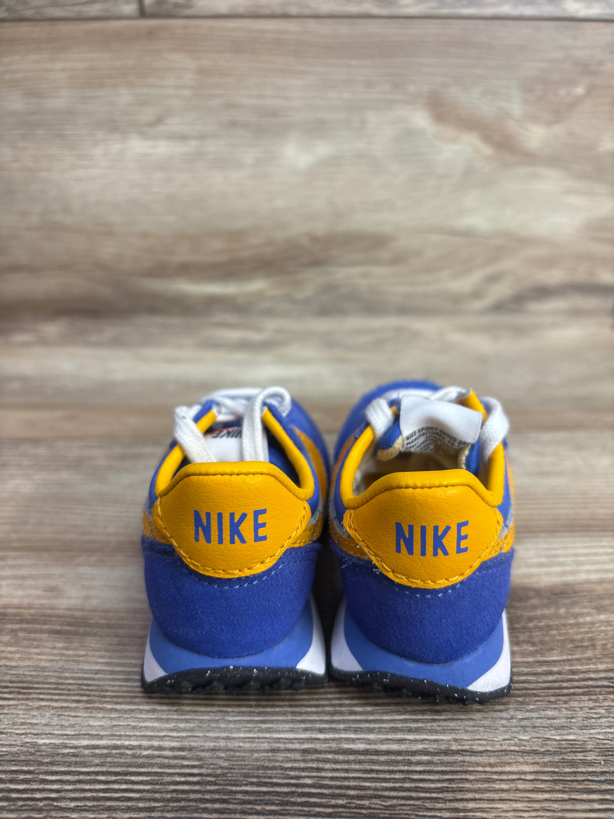 Nike Waffle Trainer 2 TD 'Medium Blue University Gold' Sneakers sz 3c