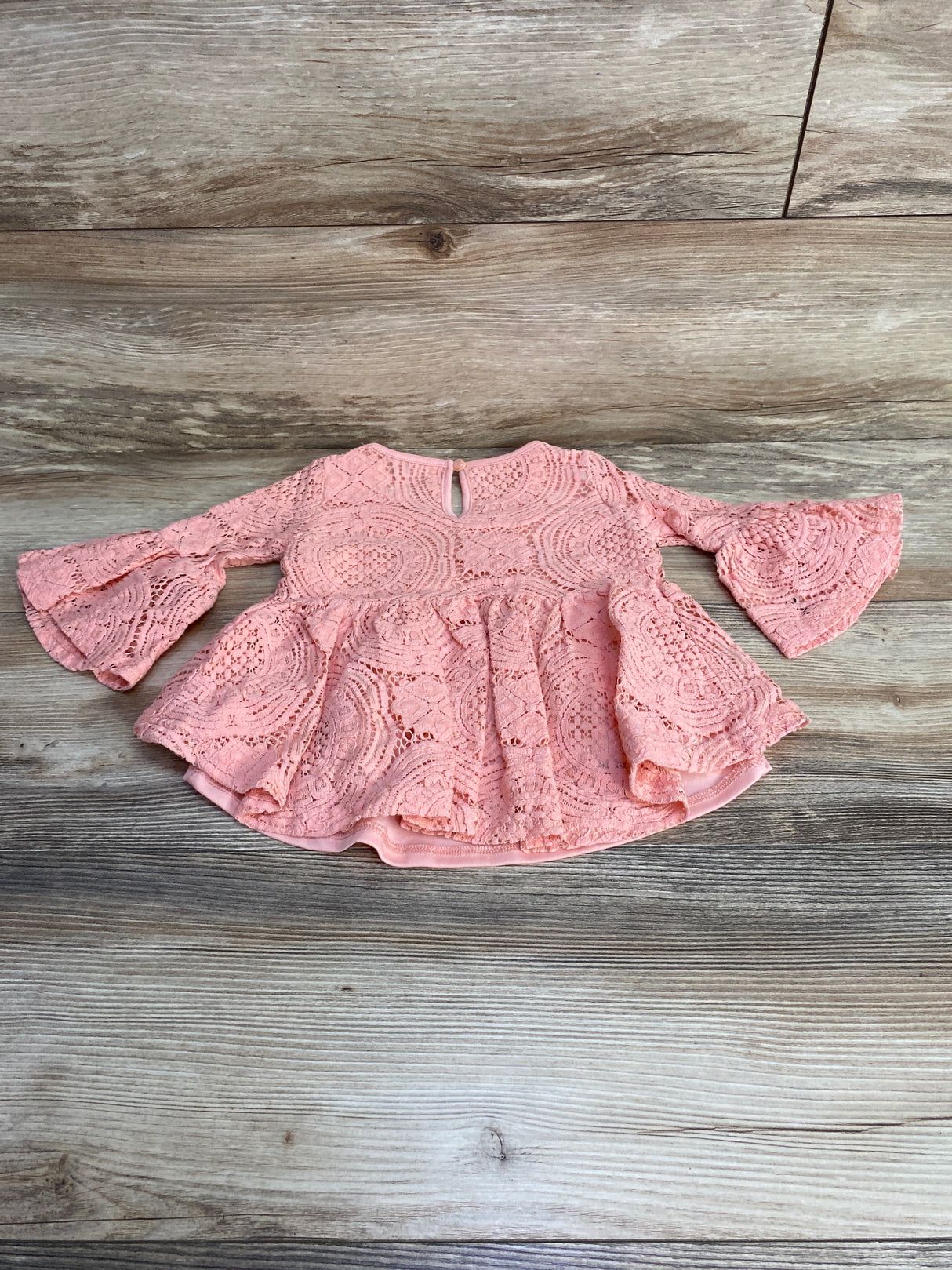 Bailey's Blossoms Lace Top Pink sz 2T