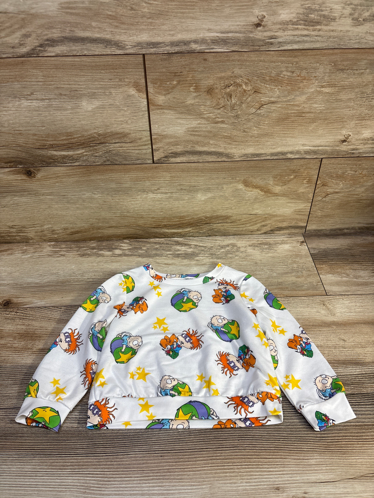 Shein x Nickelodeon Rugrats Pullover Sweatshirt White sz 9-12m