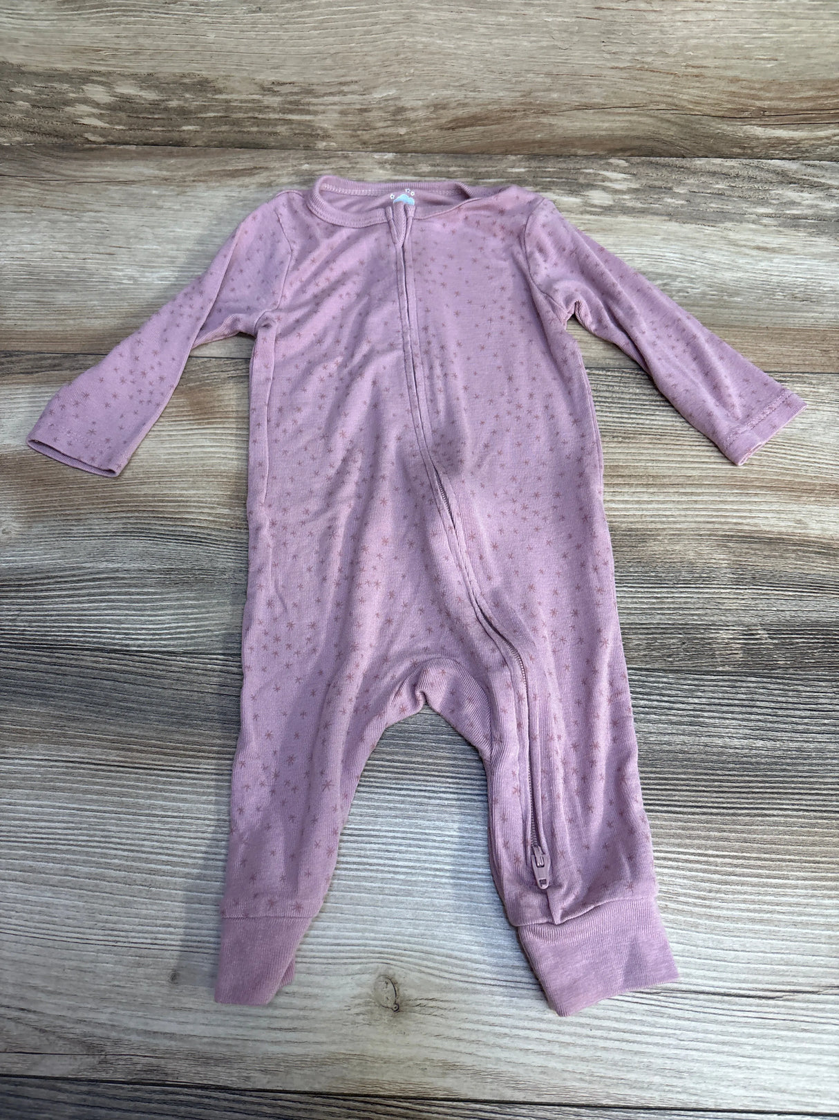Cloud Island Star Footless Sleeper Purple sz 3-6m