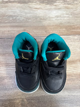 Air Jordan 3 Retro GT 'Black Metallic Gold' Sneakers sz 4c