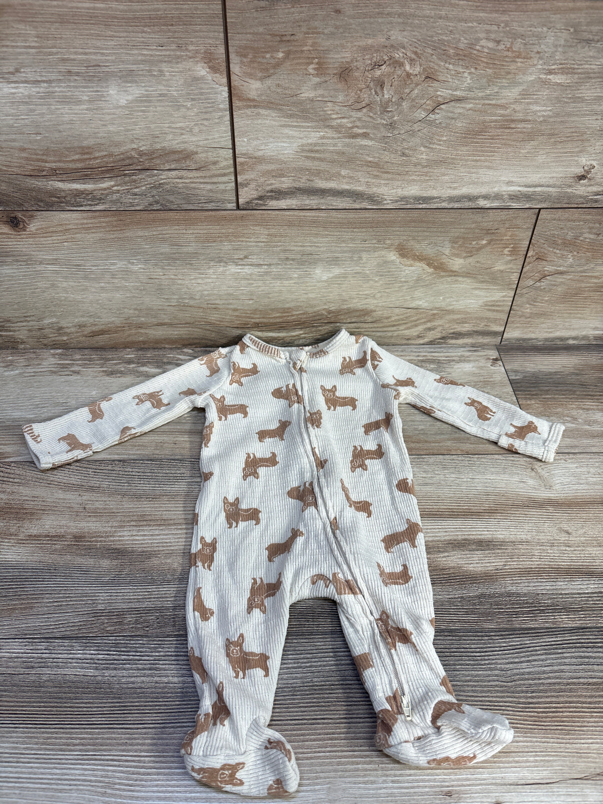Cloud Island Textured Sleeper Beige sz 0-3m