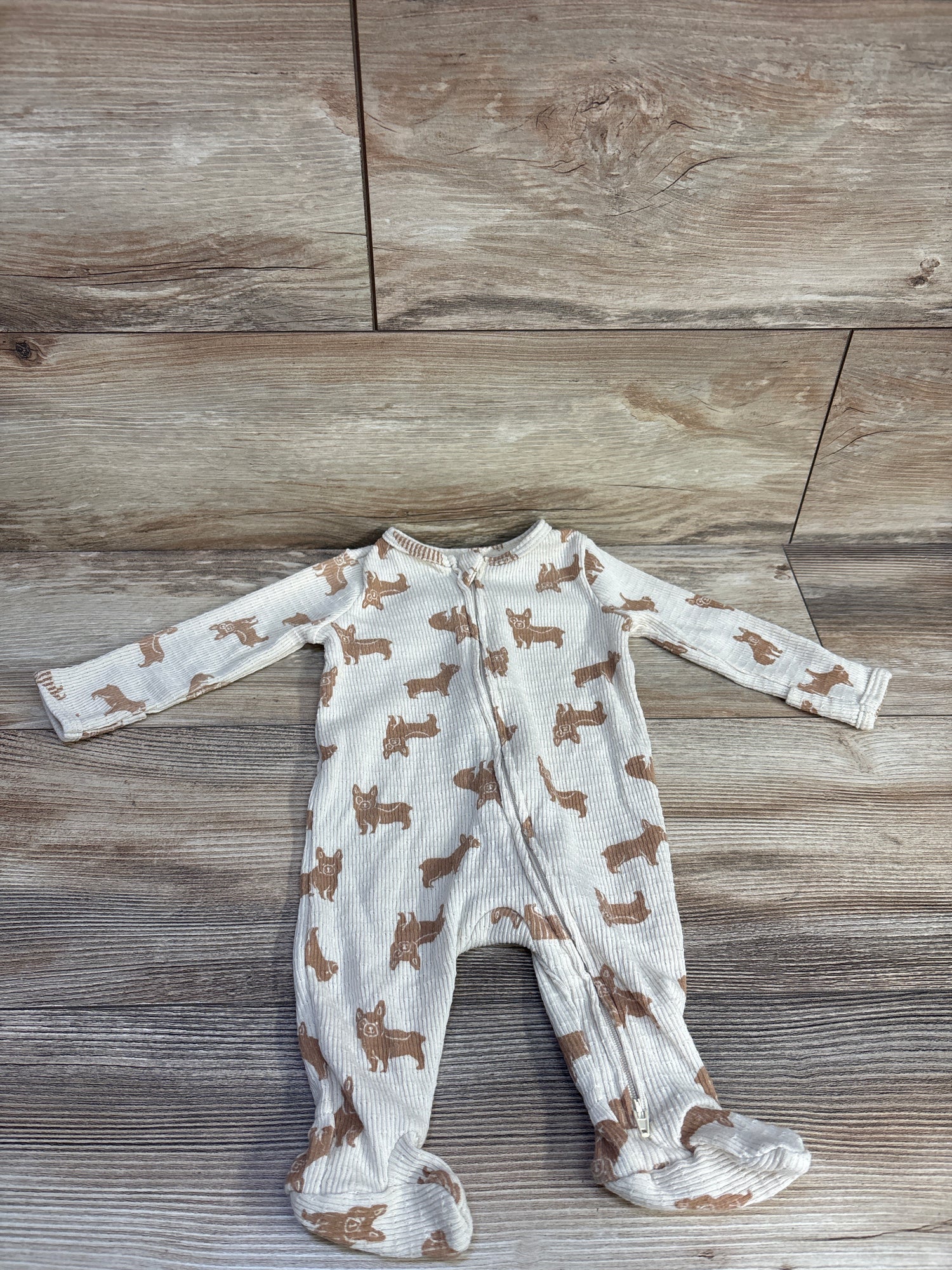 Cloud Island Textured Sleeper Beige sz 0-3m