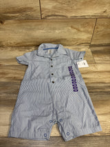 NEW Carter's Striped Polo Romper Blue sz 24m