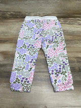 NEW Okie Dokie Fleece Floral Jogger Pant sz 18m