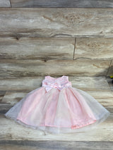 Blueberi Boulevard Floral Tulle Dress Pink sz 2T