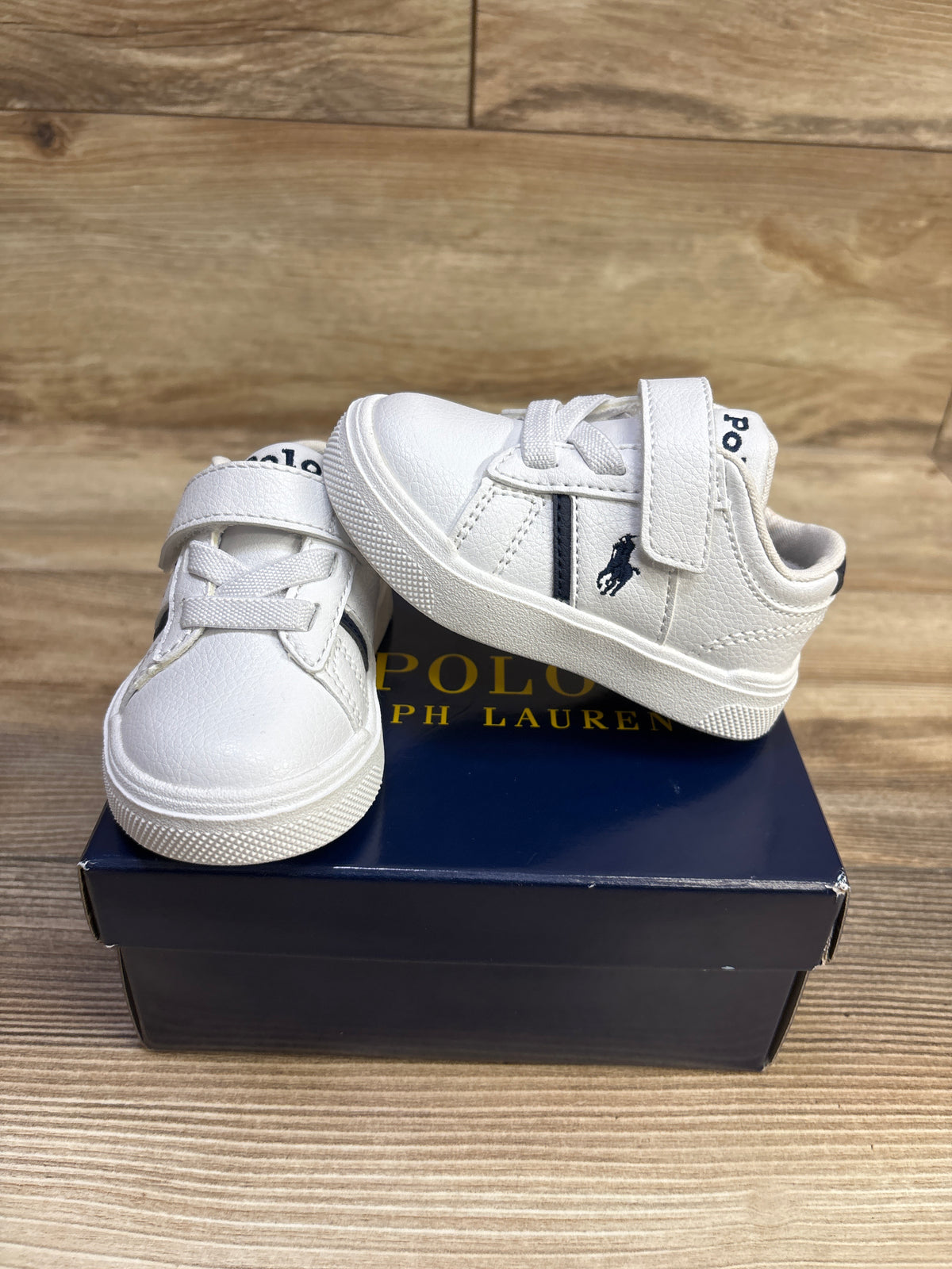 Polo Ralph Lauren Frazier PS Sneakers White sz 4c