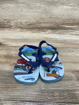 Havaianas x Disney Pixar Cars Flip Flops Blue sz 6c