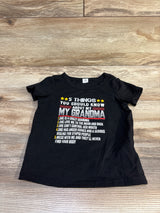 Shein Graphic Shirt Black sz 2-3T