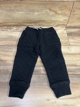Cat & Jack Quilted Drawstring Joggers Black sz 2T