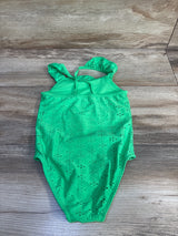 Cat & Jack 1pc Eyelet Swimsuit Green sz 3T