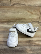 Nike Court Borough Low Recraft 'White Black' Sneakers sz 5c