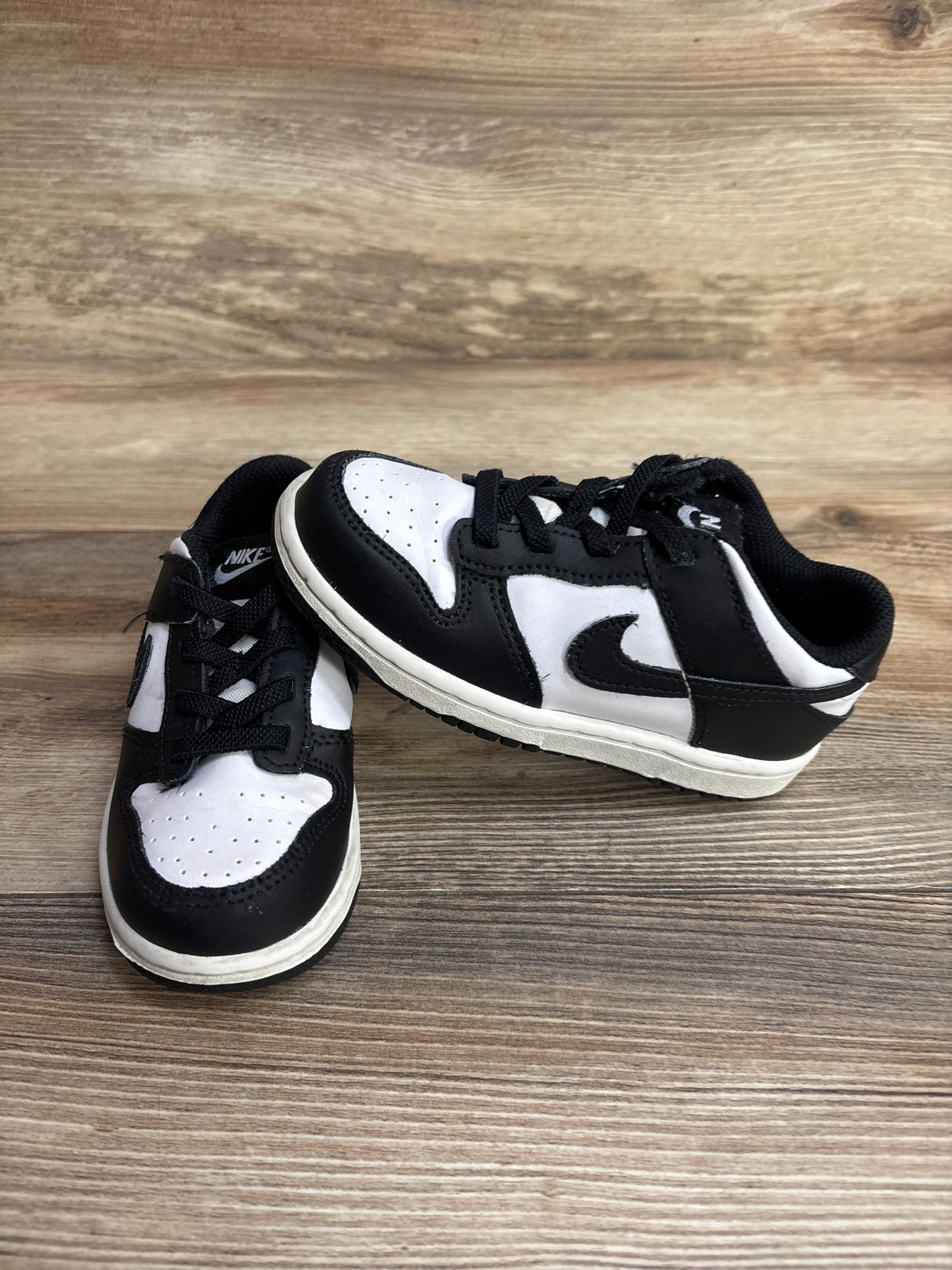 Nike Dunk Low TD 'White/Black White' Sneakers sz 9c