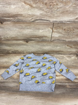 Jumping Beans Softest Fleece Pullover Sweatshirt Grey sz 2T