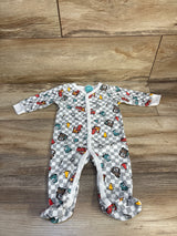 Disney Baby Lighting Macqueen Checkered Sleeper Grey sz 0-3m