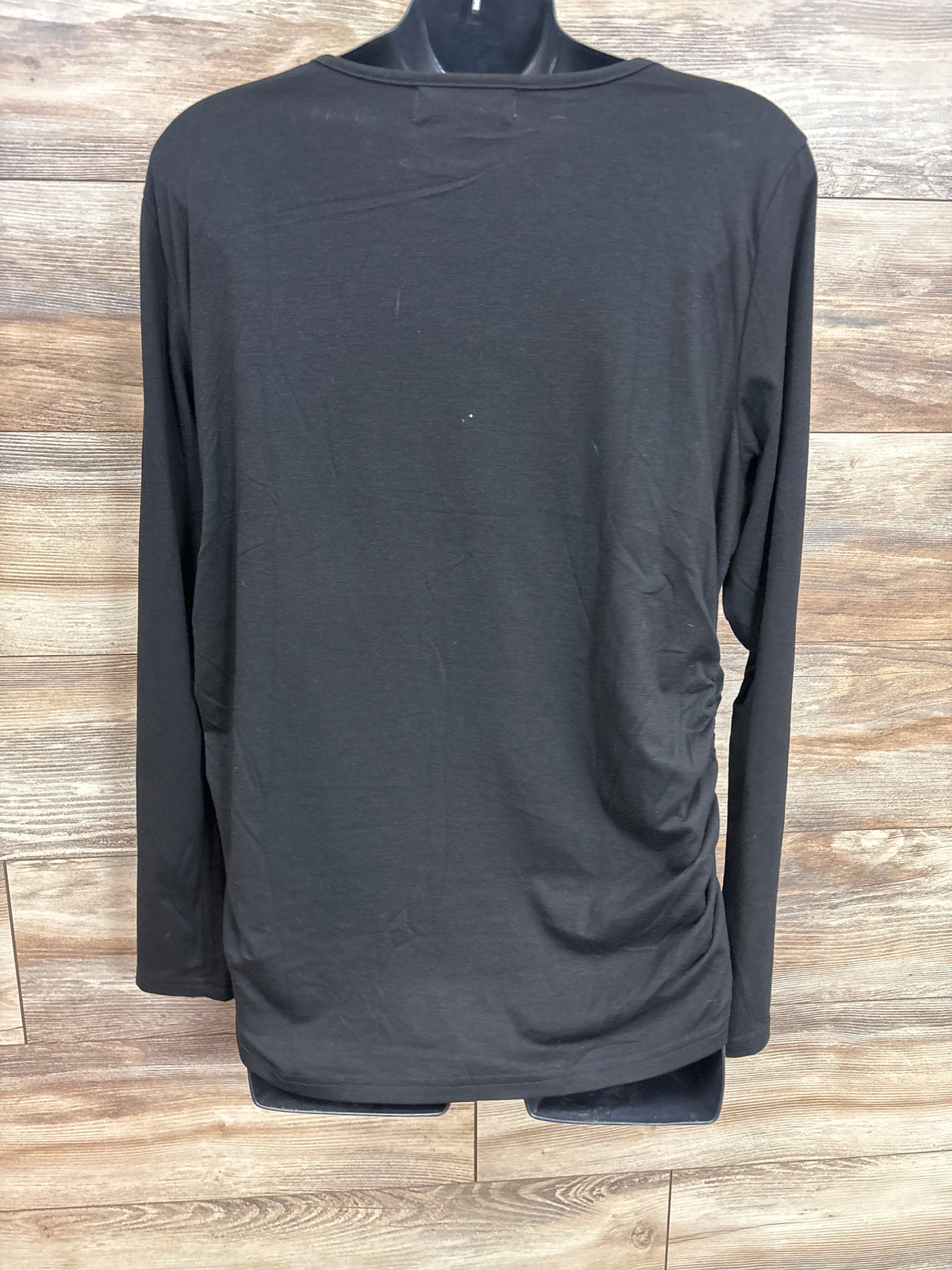 For G & PL Ruched Skeleton Maternity Shirt Black sz XL