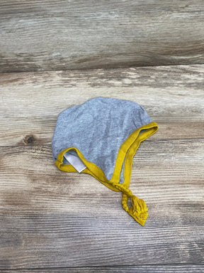 Angel Dear Knit Pilot Hat With Ear Flaps Grey/Yellow Sz 6-12 - Me n Mommy To Be