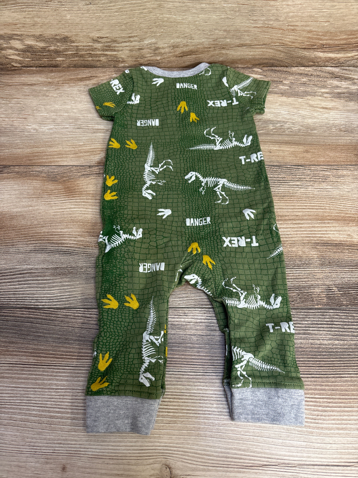 Baby Starters Dinosaur Romper Green sz 6m