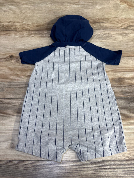 Carter's Mommy's All Star Hooded Shortie Romper Navy sz 24m - Me n Mommy To Be