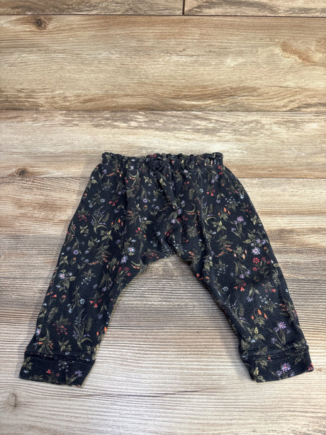 Old Navy Floral Harem Pants Black sz 18-24m - Me n Mommy To Be
