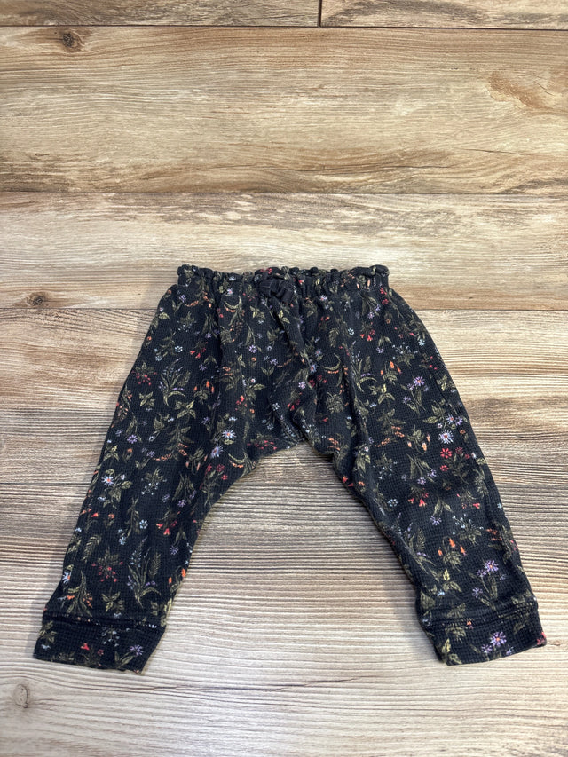 Old Navy Floral Harem Pants Black sz 18-24m - Me n Mommy To Be