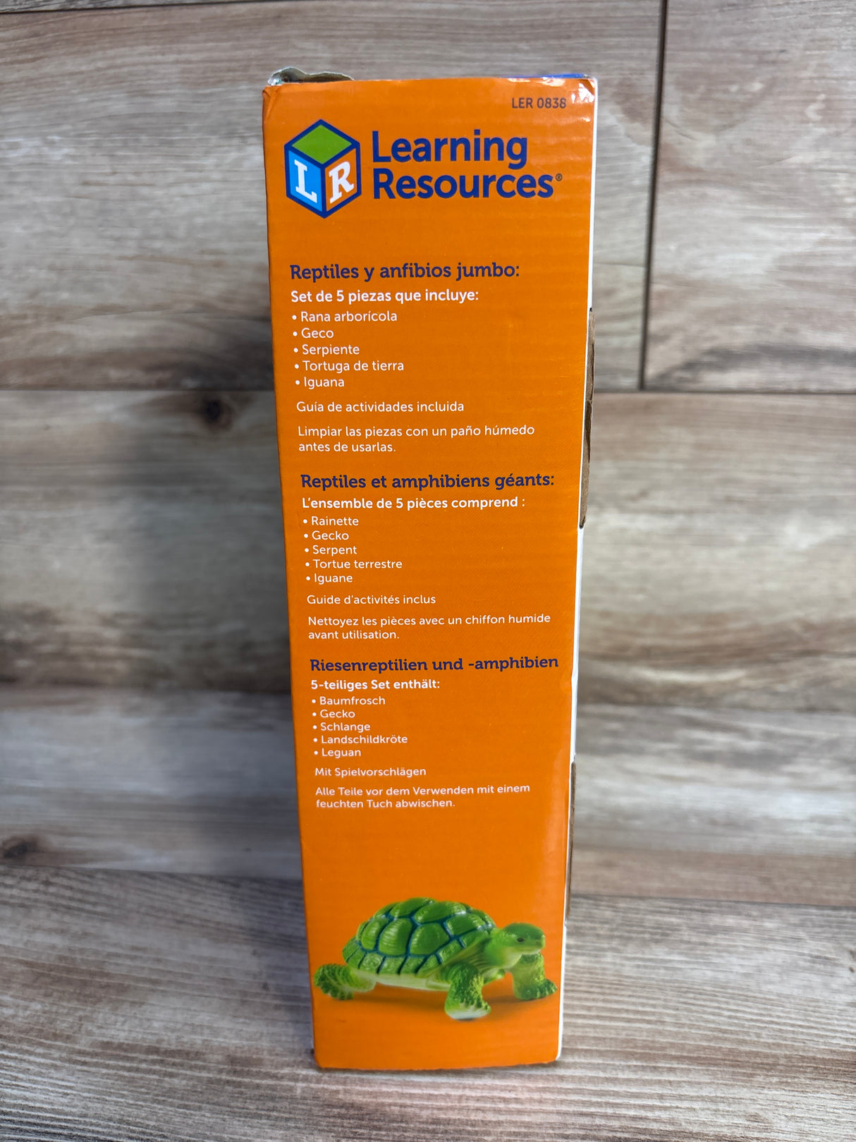 Learning Resources Jumbo Reptiles & Amphibians 5pc