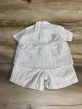 NEW Janie and Jack 2pc Seersucker Cabana Set White sz 18-24m