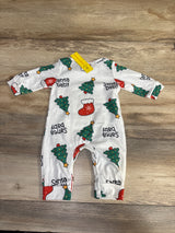 NEW Shein Christmas Tree Coverall White sz 1-3m