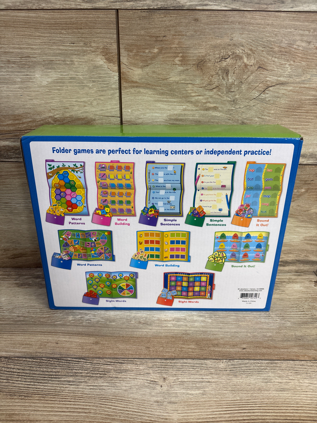 Lakeshore Word Work Folder Game Library
