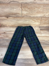 H&M Plaid Drawstring Pants Green sz 4T