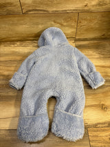 Nike Sherpa Hooded Coverall Blue sz 3m