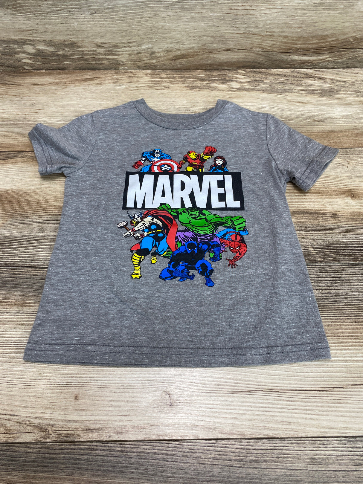 Jumping Beans Marvel Avengers Shirt Grey sz 3T