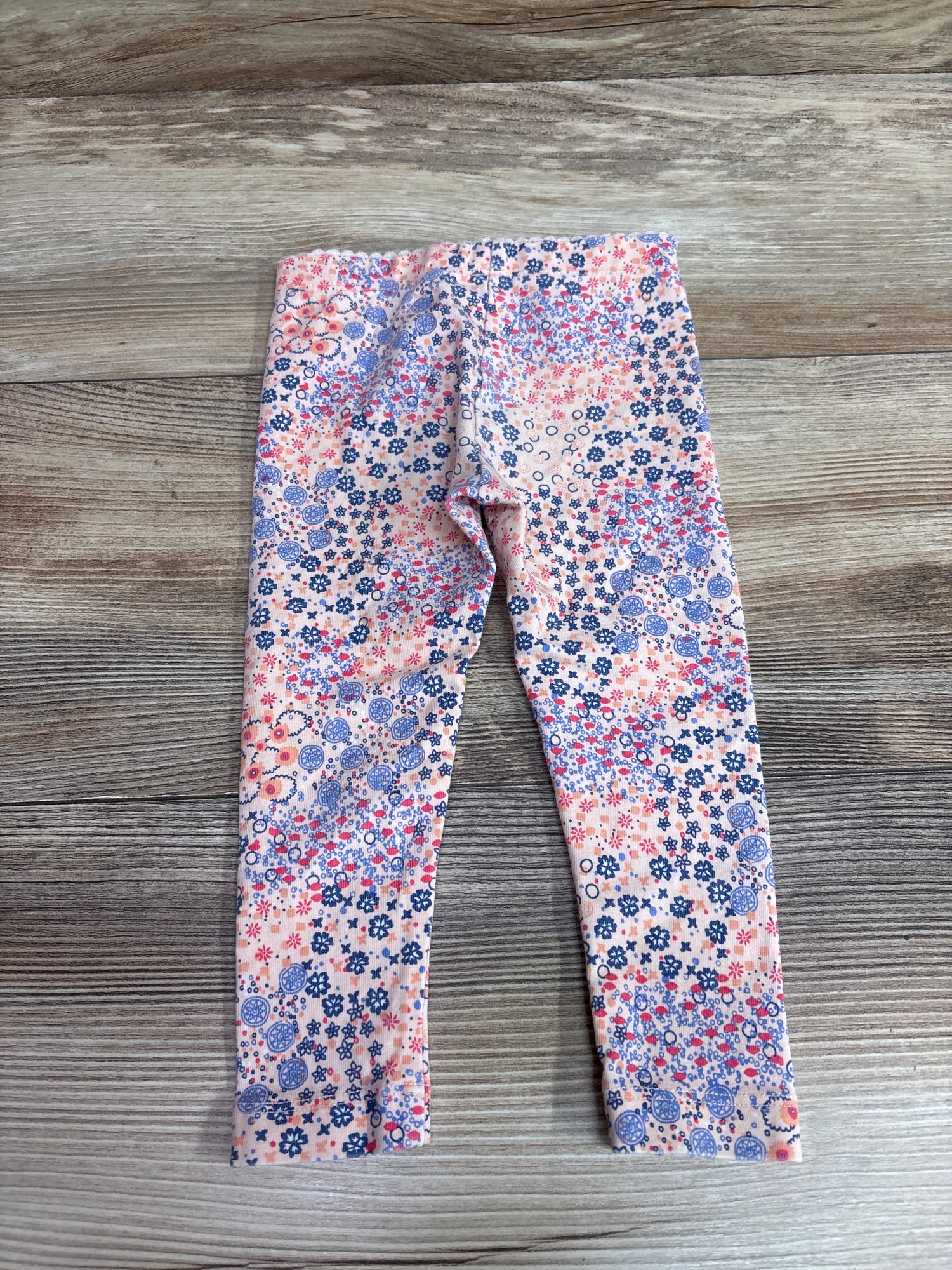 Tea Collection Pattern Leggings Pink sz 9-12m
