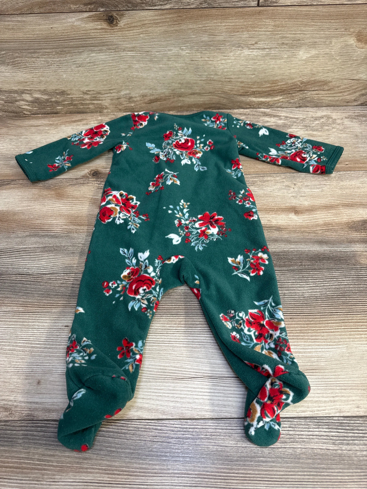 Carter's Floral Blanket Sleeper Green sz 6m - Me n Mommy To Be