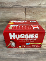 NEW Box of Huggies Little Snugglers Plus Diapers 126ct. Size Newborn + One - Me n Mommy To Be