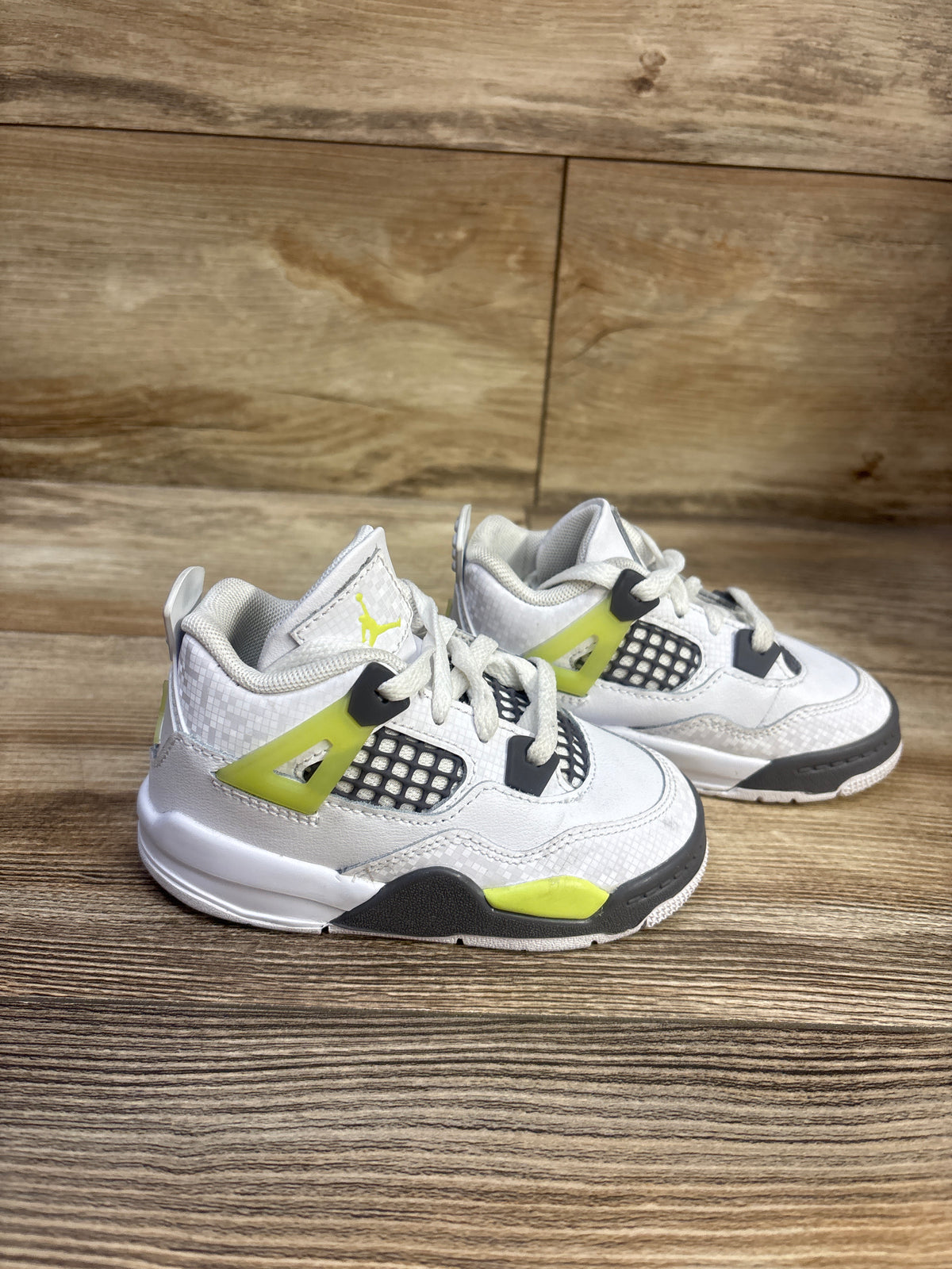 Air Jordan 4 Retro TD 'Light Lemon Twist' Sneakers sz 7c