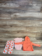 NEW Just One You 3pc Watermelon Full Zip Jacket Set Peach sz 9m