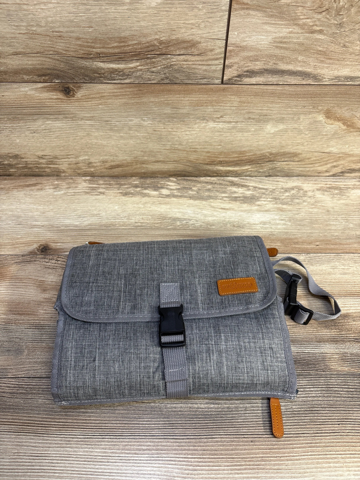 Muppykap Portable Changing Pad with Shoulder Strap, Grey - Me n Mommy To Be