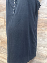 Isabel Maternity Nursing Tank Top Black sz Large
