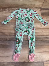 Posh P Hello Kitty Wreath Footie Ruffled Zippered Footie sz 0-3m