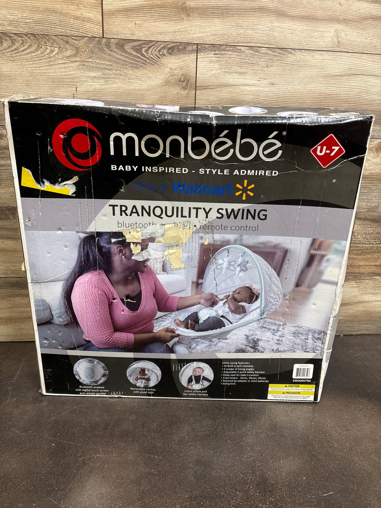 NEW Monbebe Tranquility Swing with Bluetooth & Remote Control