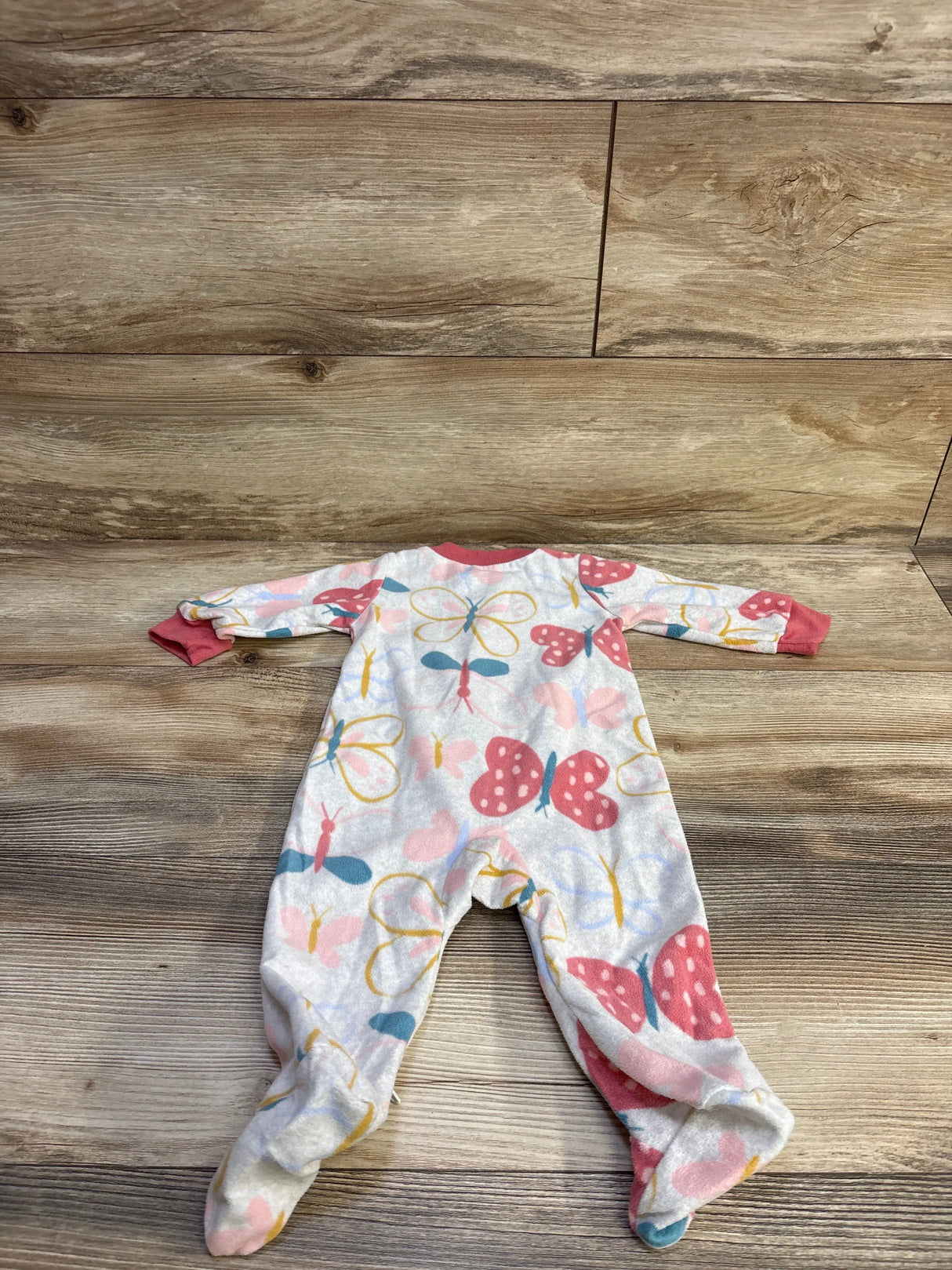 Carter's Butterfly Blanket Sleeper Grey sz 6m
