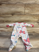 Carter's Butterfly Blanket Sleeper Grey sz 6m