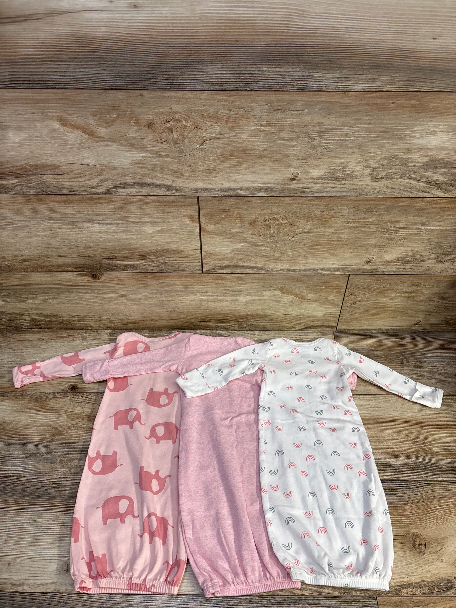 Simple Joys 3pk Sleep Gowns Pink sz 0-3m