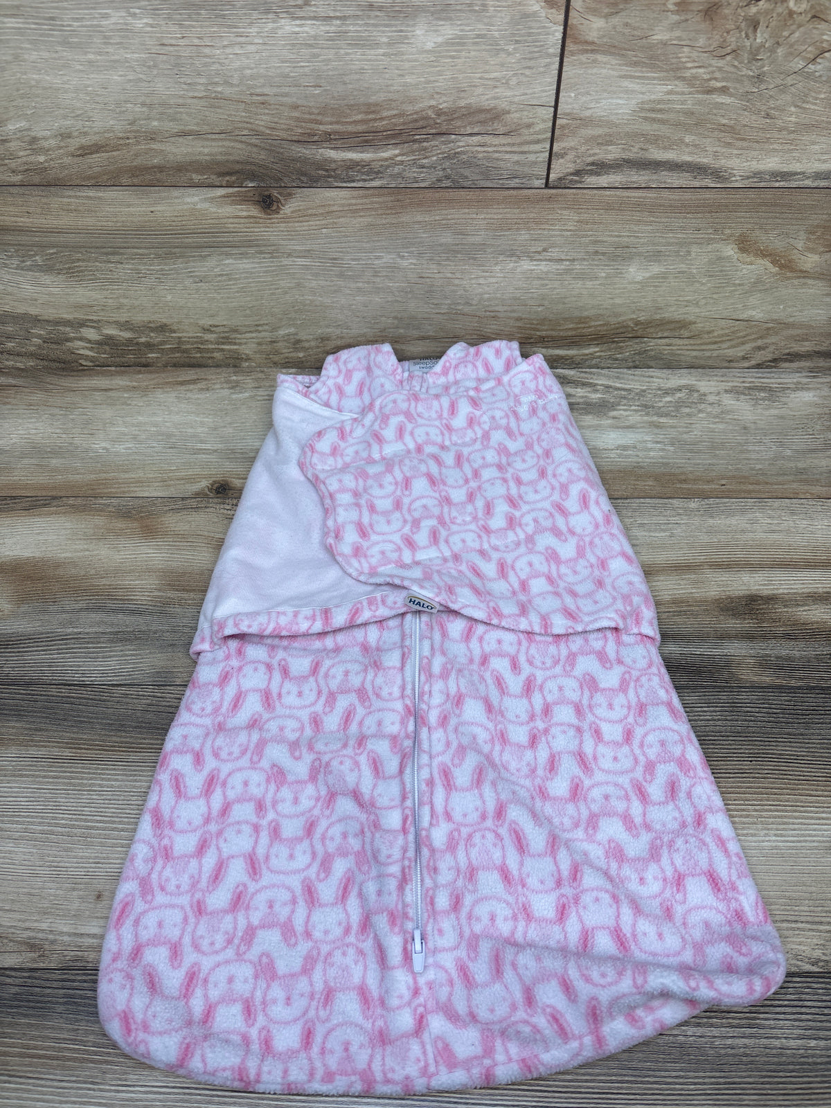Halo Fleece SleepSack Swaddle Pink sz 3-6m