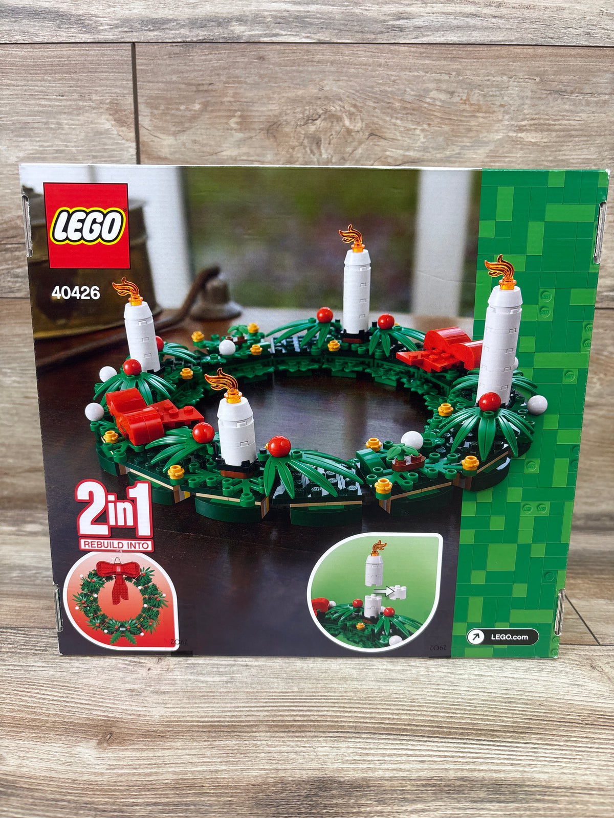 NEW LEGO 2-in-1 Christmas Wreath Building Set 510pc 40426