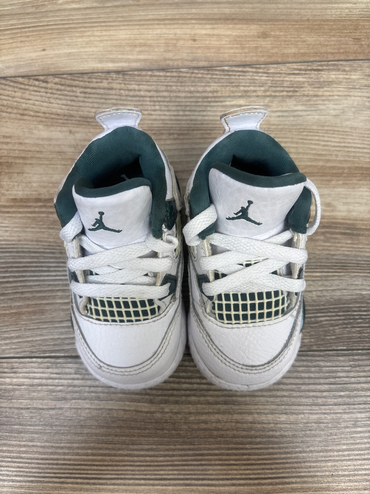 Air Jordan 4 Retro TD 'Oxidized Green' Sneakers sz 4c