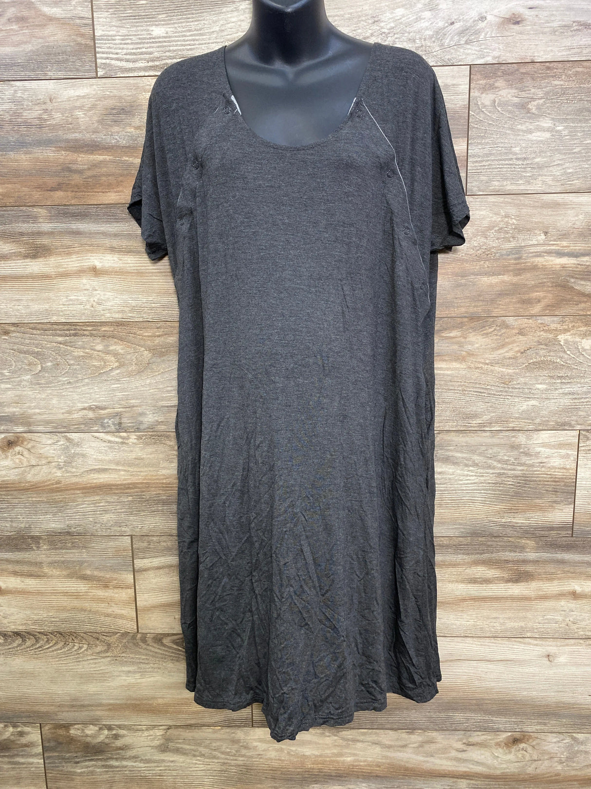 Frida Delivery & Nursing Gown Grey One Size