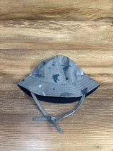 H&M Reversible Bucket Hat Blue sz Preemie/Newborn